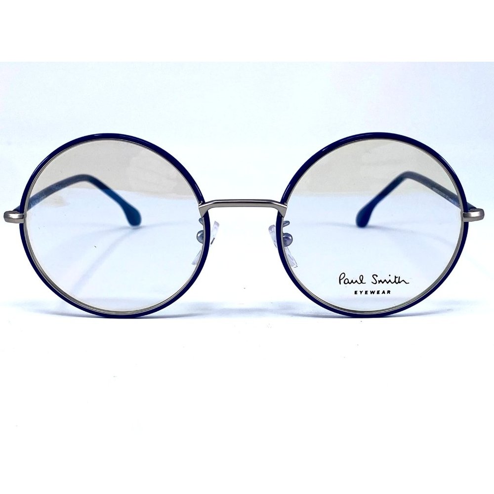 New PAUL SMITH Alford(v2) Blue Round Made in Italy Mens Eyeglasses 51-21-145